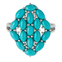 Bague en argent et Turquoise Sleeping Beauty