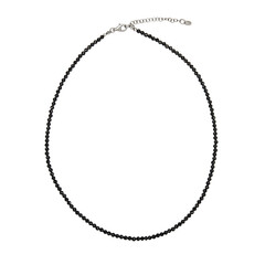 Collier en argent et Spinelle noir