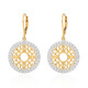 Boucles d'oreilles en argent et Diamant PK (H)