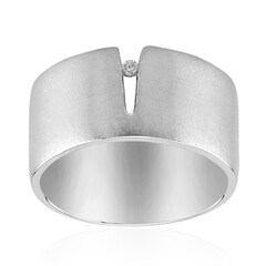 Bague en argent et Diamant SI1 (G)