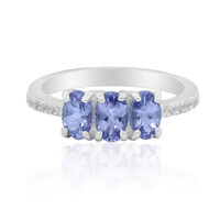 Bague en argent et Tanzanite