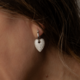 Boucles d'oreilles en argent et Zircon (M de Luca)