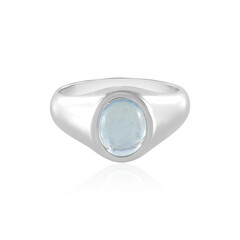 Bague en argent et Aigue-marine Ofiki