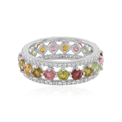 Bague en argent et Tourmaline