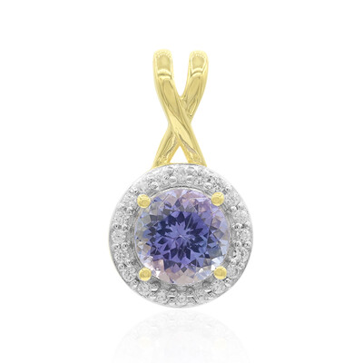 Pendentif en or et Tanzanite non chauffée