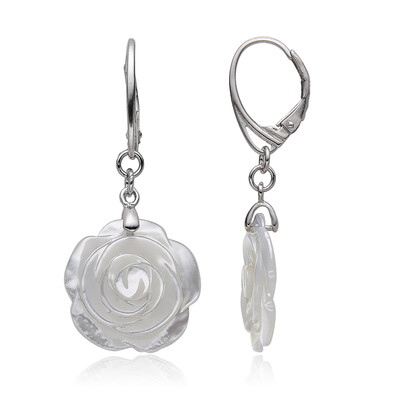 Boucles d'oreilles en argent et Nacre