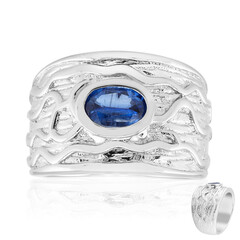 Bague en argent et Kyanite du Népal