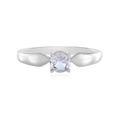 Bague en argent et Tanzanite non chauffée