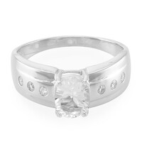 Bague pour homme en argent et Pétalite