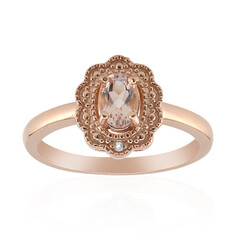 Bague en argent et Morganite