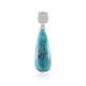 Pendentif en argent et Turquoise (MONOSONO COLLECTION)