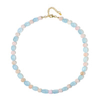 Collier en argent et Morganite