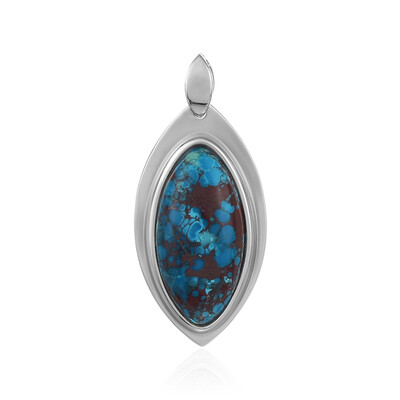 Pendentif en argent et Chrysocolle