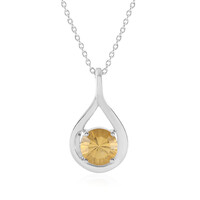 Collier en argent et Citrine