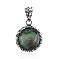 Pendentif en argent et Quartz blanc (Art of Nature)