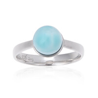 Bague en argent et Larimar