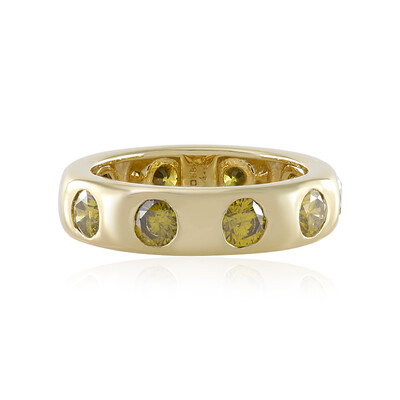 Bague en or et Diamant jaune I2 (de Melo)