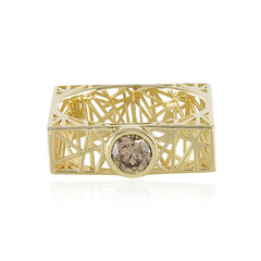 Bague en or et Diamant champagne I1 (Ornaments by de Melo)