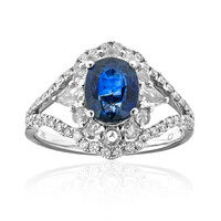 Bague en or et Saphir bleu de Ceylan (CIRARI)