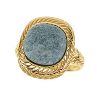 Bague en argent et Fuchsite