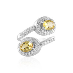 Bague en argent et Béryl jaune