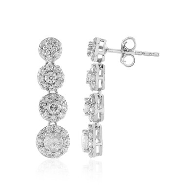 Boucles d'oreilles en argent et Zircon