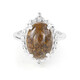 Bague en argent et Quartz Dinosaure