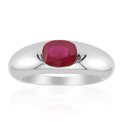 Bague en argent et Rubis de Bemainty