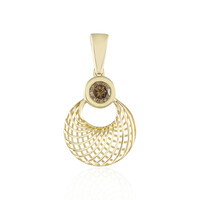 Pendentif en or et Diamant champagne I2 (Ornaments by de Melo)