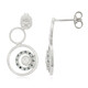 Boucles d'oreilles en argent et Zircon