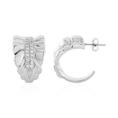 Boucles d'oreilles en argent et Zircon (SAELOCANA)