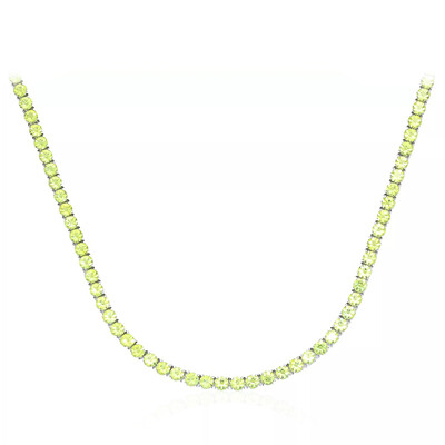 Collier en argent et Péridot