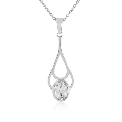 Collier en argent et Danburite