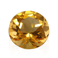  Citrine mandarine (gemme et boîte de collection)