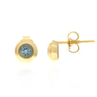 Boucles d'oreilles en or et Aigue-Marine Santa Maria (CUSTODANA)