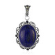 Pendentif en argent et Lapis-Lazuli (Annette classic)