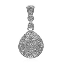 Pendentif en argent et Diamant PK (I)