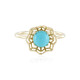 Bague en or et Turquoise Sleeping Beauty (Ornaments by de Melo)