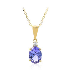 Collier en or et Tanzanite AAA