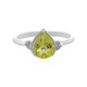 Bague en argent et Quartz citron