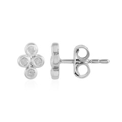 Boucles d'oreilles en argent et Diamant I2 (I)