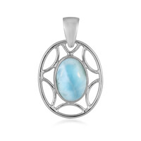 Pendentif en argent et Larimar