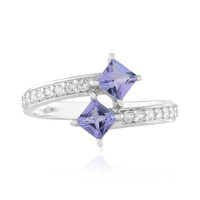 Bague en argent et Tanzanite