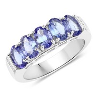 Bague en argent et Tanzanite