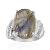 Bague en argent et Labradorite