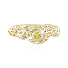 Bague en or et Diamant jaune I2 (Ornaments by de Melo)