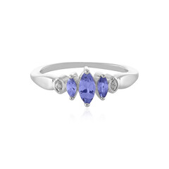 Bague en argent et Tanzanite