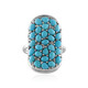 Bague en argent et Turquoise Sleeping Beauty (Faszination Türkis)