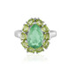 Bague en argent et Fluorite verte