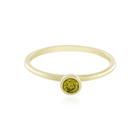 Bague en or et Diamant jaune I2